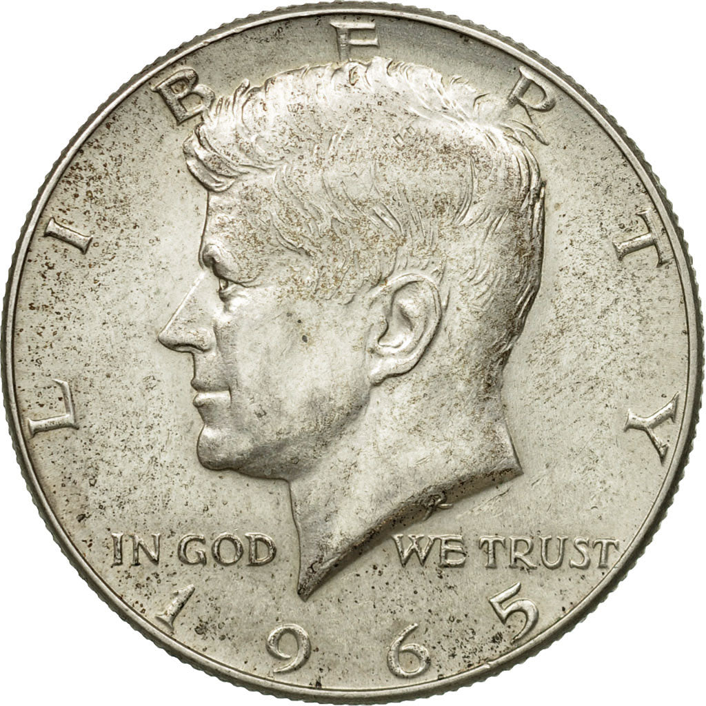 Moneda, Estados Unidos, Kennedy Half Dollar, Half Dollar, 1965, U.S. Mint