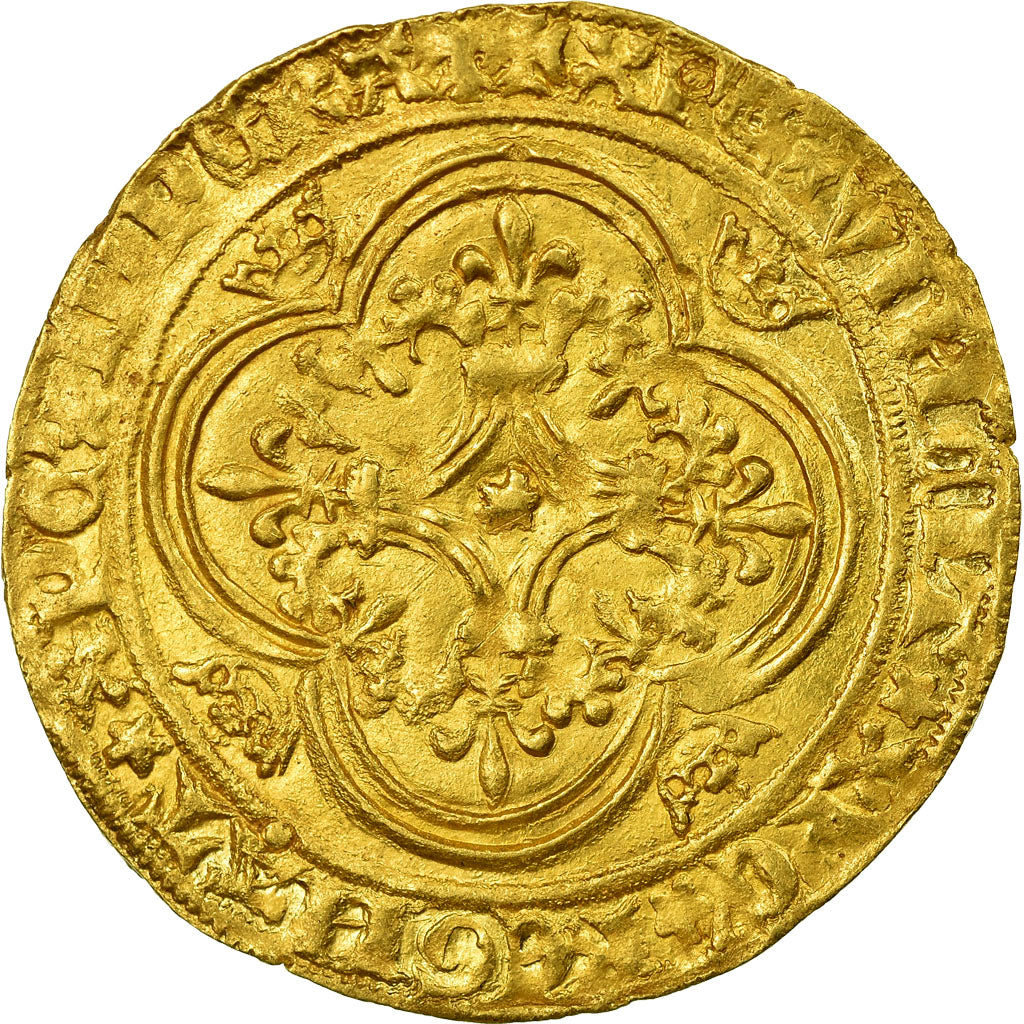 Münze, Frankreich, Ecu d'or, St Quentin, SS, Gold, Duplessy:369