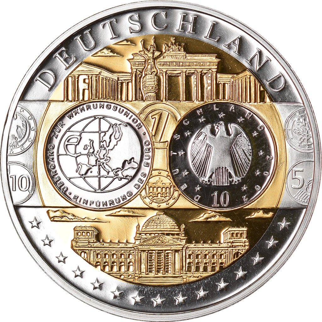 Germany, Medal, L'Europe, Politics, Society, War, MS(65-70), Silver