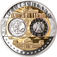 Germany, Medal, L'Europe, Politics, Society, War, MS(65-70), Silver