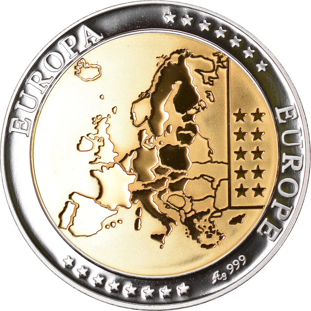 Germany, Medal, L'Europe, Politics, Society, War, MS(65-70), Silver