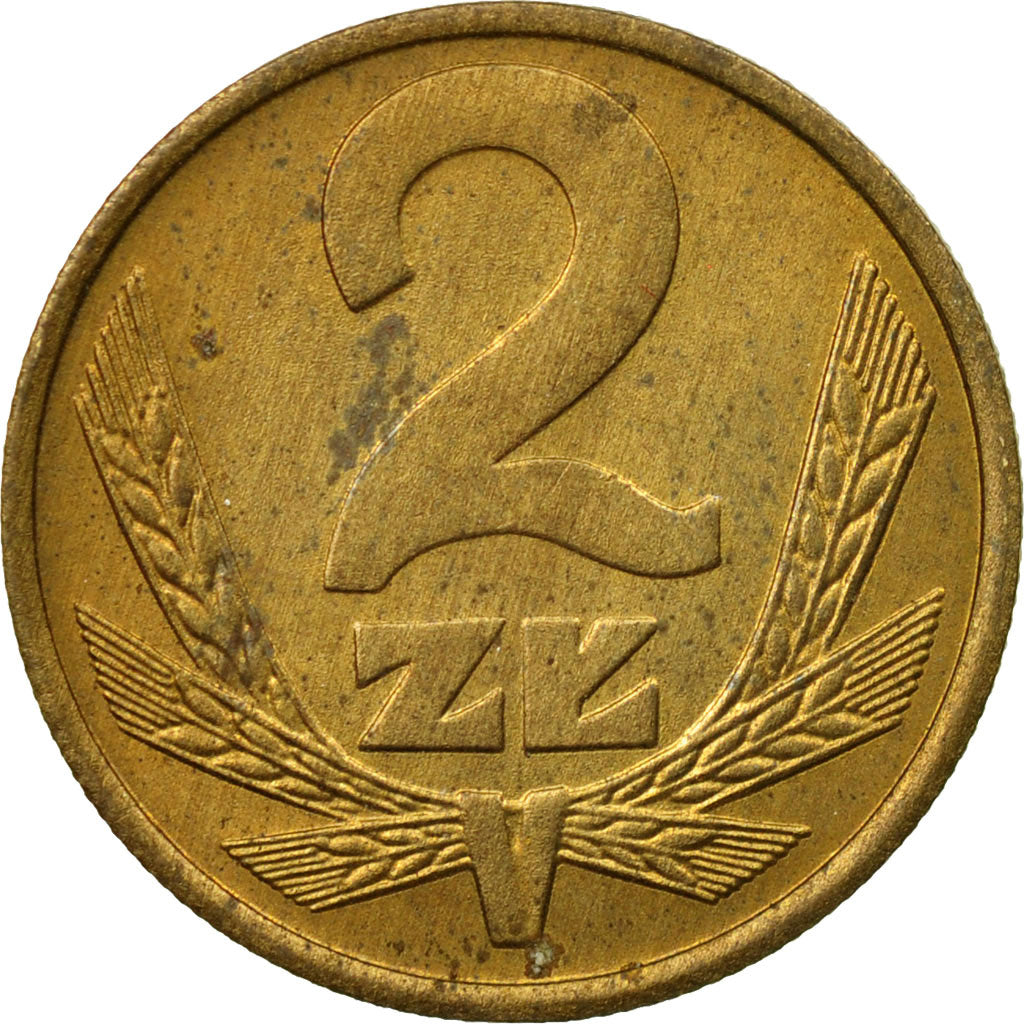 Monnaie, Pologne, 2 Zlote, 1980, Warsaw, TB+, Laiton, KM:80.1