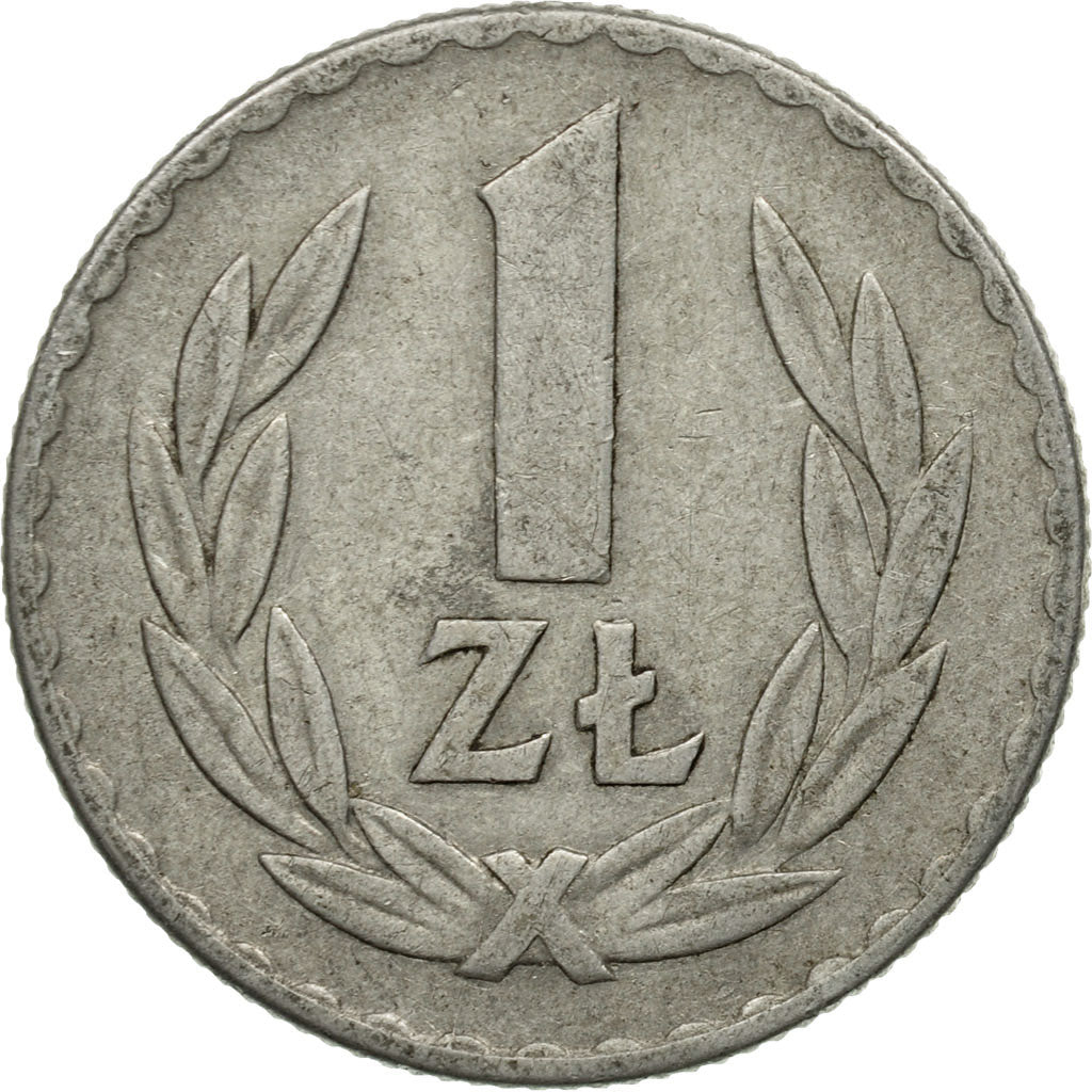 Coin, Poland, Zloty, 1949, Warsaw, VF(20-25), Aluminum, KM:45a
