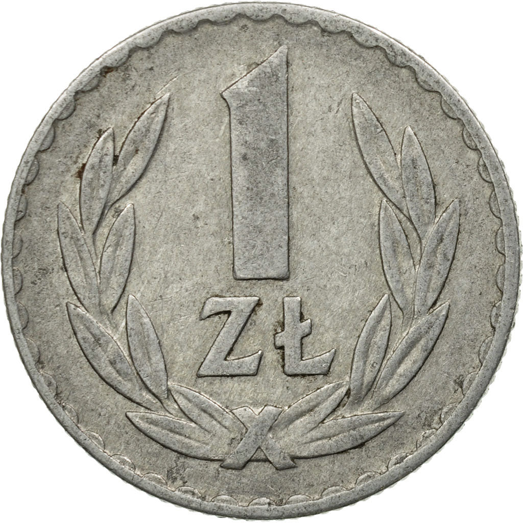 Coin, Poland, Zloty, 1973, Warsaw, VF(20-25), Aluminum, KM:49.1