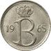 Coin, Belgium, 25 Centimes, 1965, Brussels, VF(30-35), Copper-nickel, KM:153.1