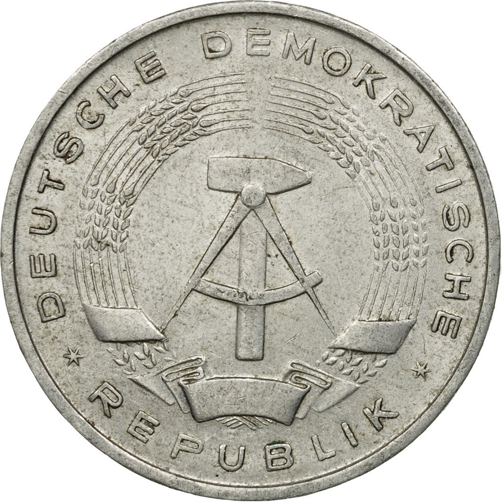 Münze, GERMAN-DEMOCRATIC REPUBLIC, Mark, 1962, Berlin, SS, Aluminium, KM:13