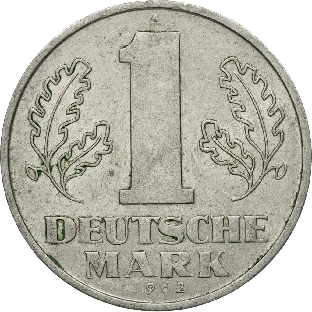 Münze, GERMAN-DEMOCRATIC REPUBLIC, Mark, 1962, Berlin, SS, Aluminium, KM:13