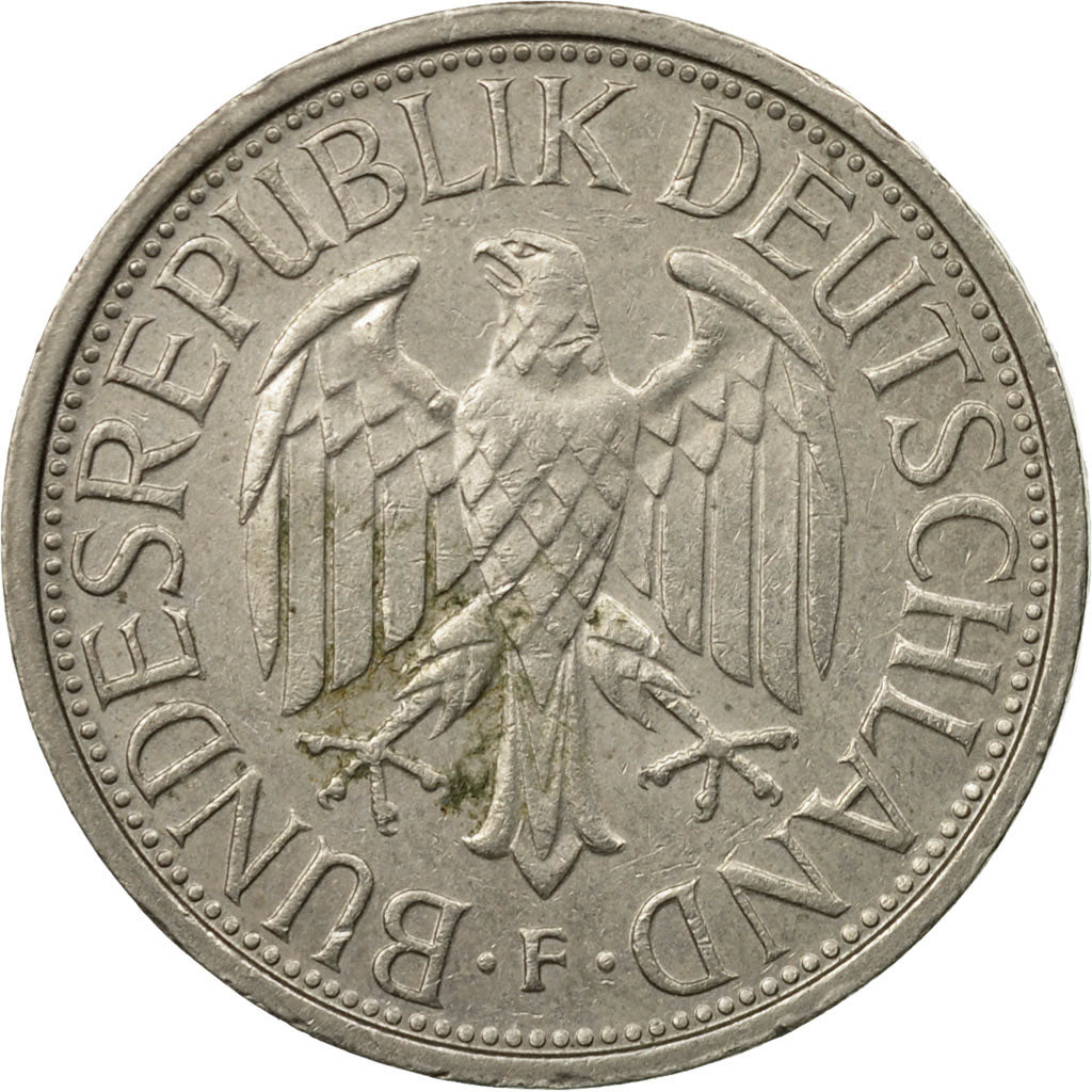 Moneda, ALEMANIA - REPÚBLICA FEDERAL, Mark, 1981, Stuttgart, MBC, Cobre -