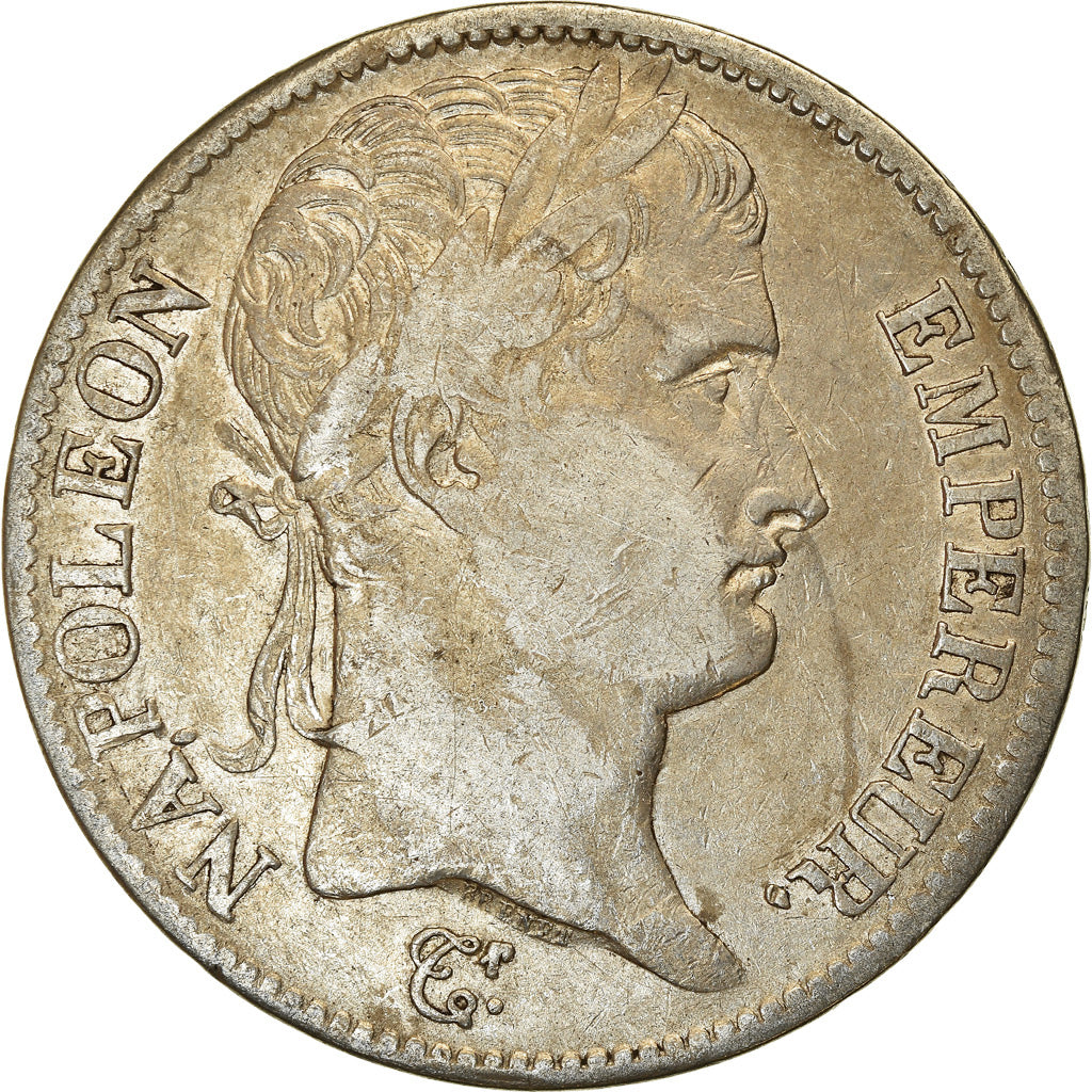 Coin, France, Napoléon I, 5 Francs, 1808, Paris, VF(30-35), Silver, KM:686.1