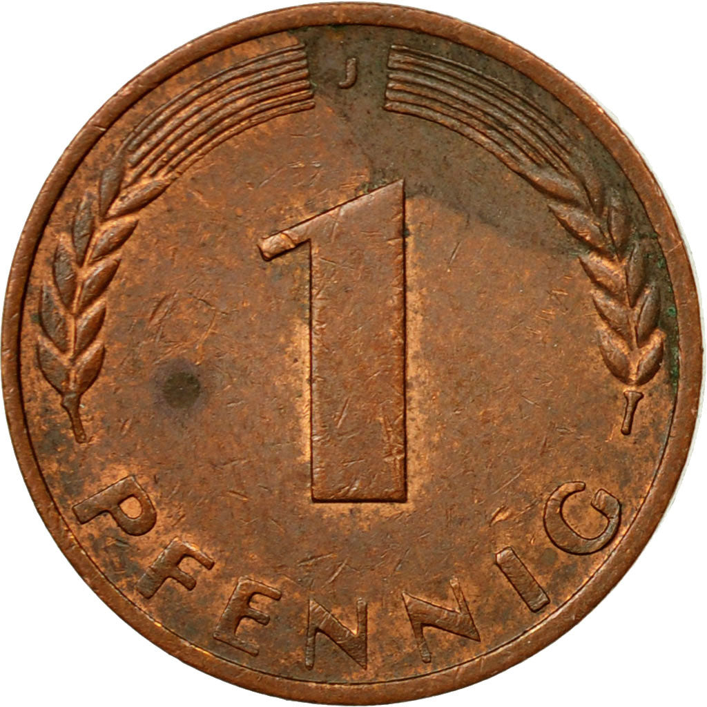 Münze, Bundesrepublik Deutschland, Pfennig, 1970, Hambourg, S, Copper Plated