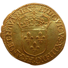 FRANCE, Écu d'or, Ecu d'or, 1637, Paris, AU(55-58), Gold, Gadoury #55, 3.40