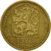 Coin, Czechoslovakia, 20 Haleru, 1972, VF(30-35), Nickel-brass, KM:74