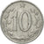 Moneta, Czechosłowacja, 10 Haleru, 1969, EF(40-45), Aluminium, KM:49.1