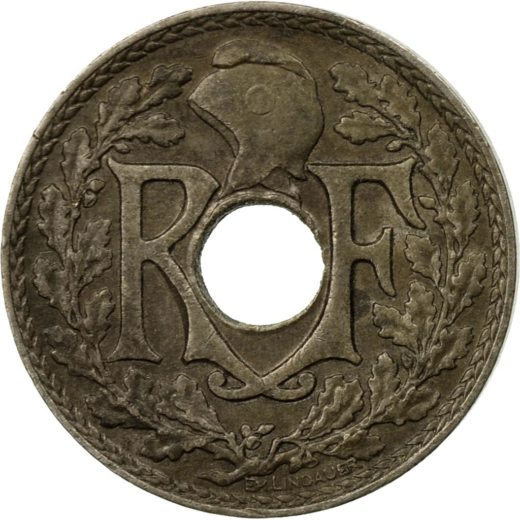 Coin, France, Lindauer, 5 Centimes, 1933, Paris, VF(30-35), Copper-nickel