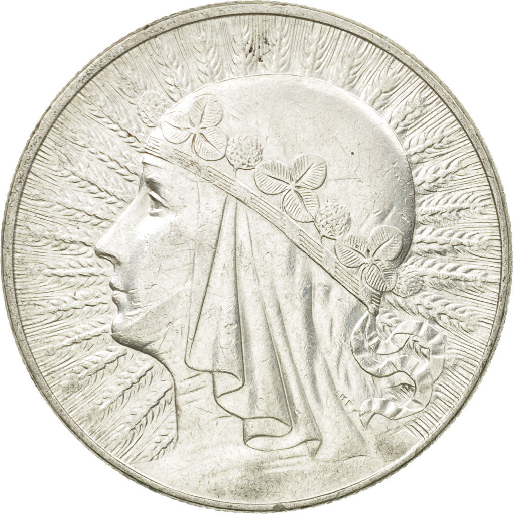 Monnaie, Pologne, 10 Zlotych, 1932, Warsaw, TTB, Argent, KM:22