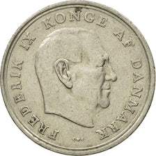 Coin, Denmark, Frederik IX, Krone, 1964, Copenhagen, VF(30-35), Copper-nickel