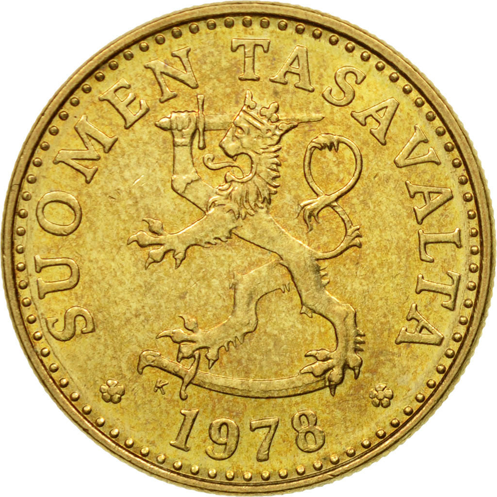 Coin, Finland, 20 Pennia, 1978, AU(50-53), Aluminum-Bronze, KM:47