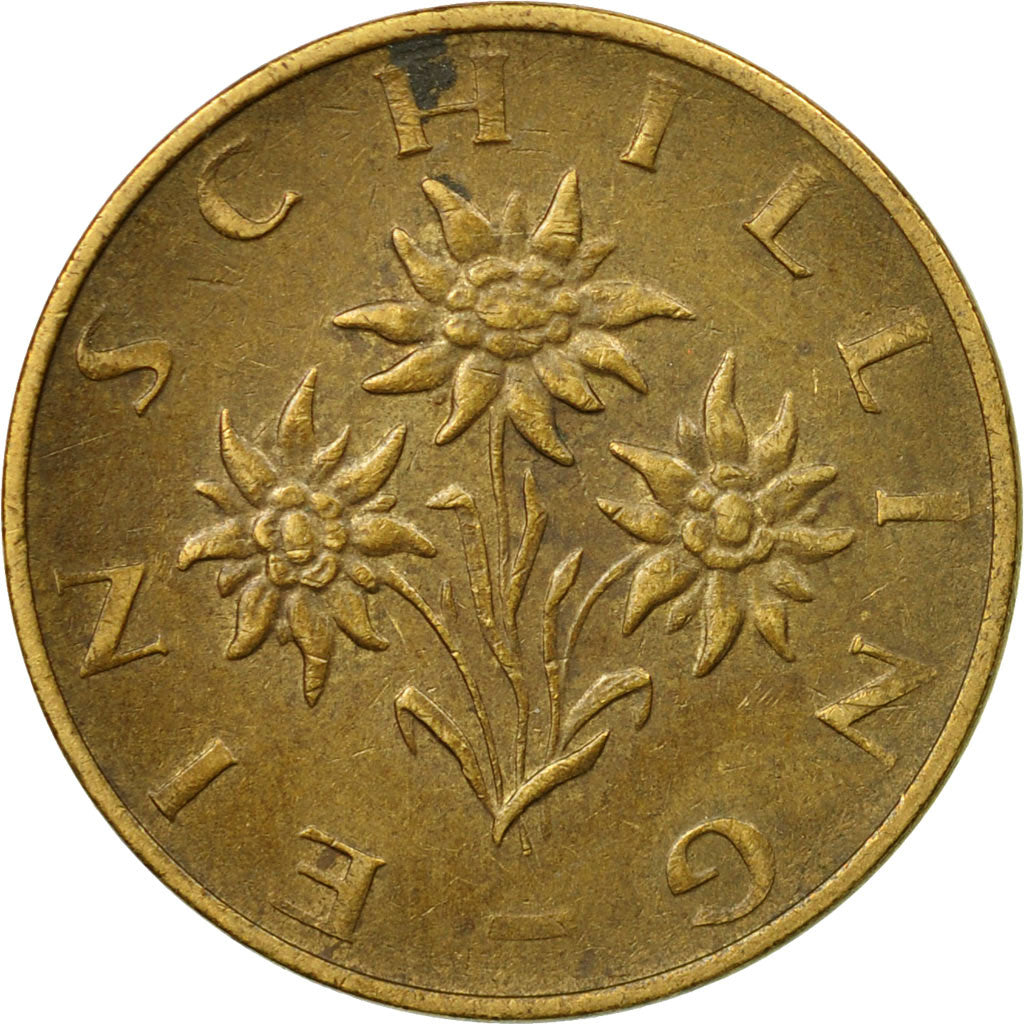Moneta, Austria, Schilling, 1977, BB, Alluminio-bronzo, KM:2886