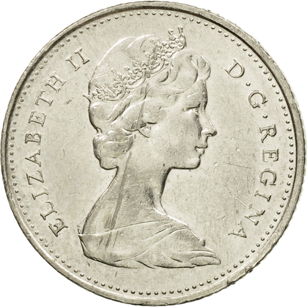 Coin, Canada, Elizabeth II, 10 Cents, 1976, Royal Canadian Mint, Ottawa