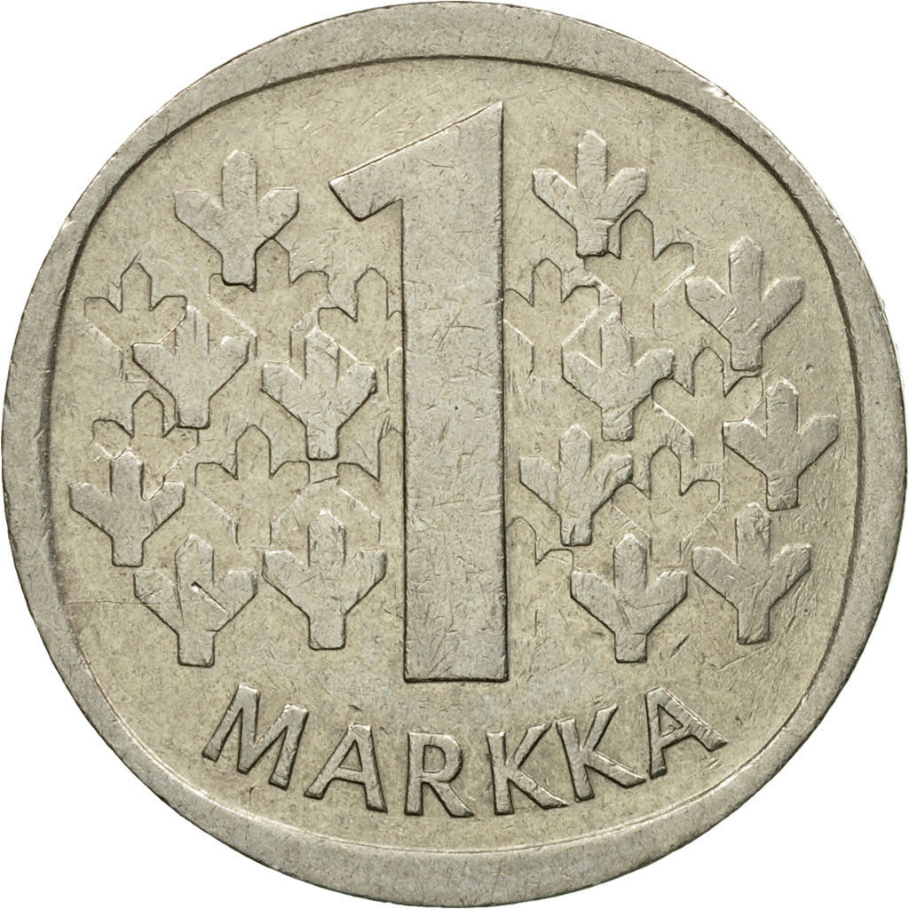 Coin, Finland, Markka, 1970, VF(20-25), Copper-nickel, KM:49a