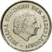 Moneda, Países Bajos, Juliana, 25 Cents, 1972, BC+, Níquel, KM:183