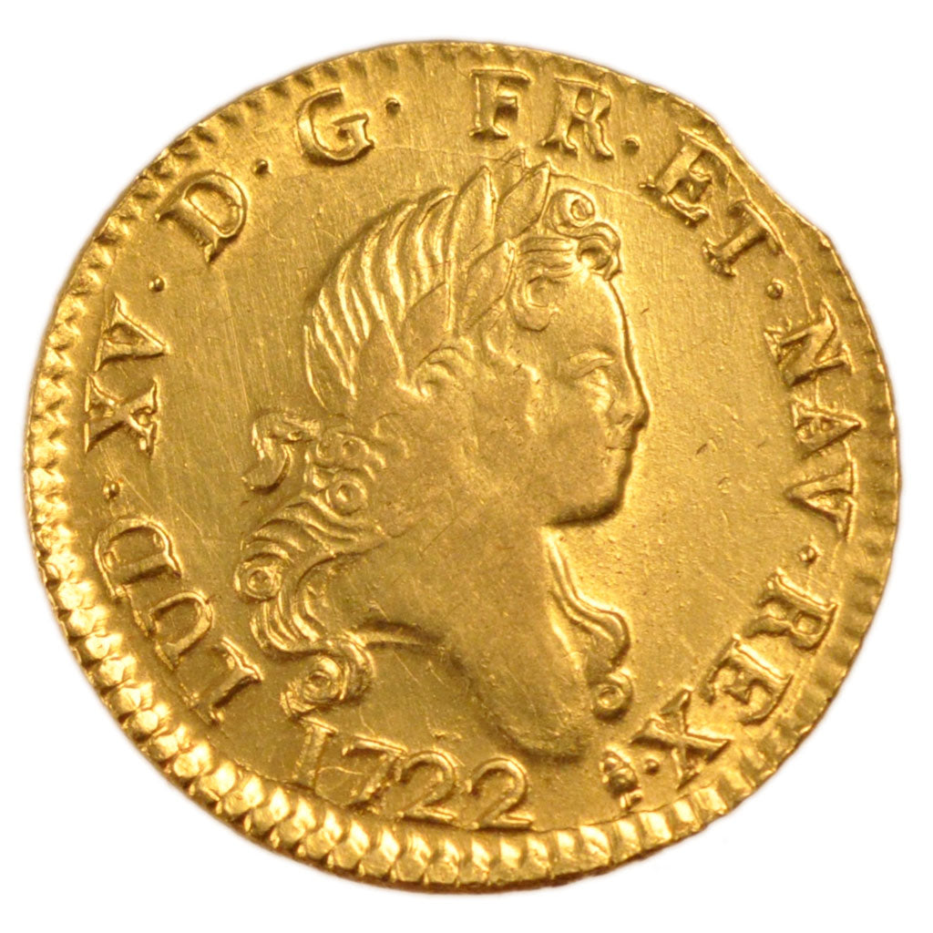 Francia, Louis d'Or, 1722, Reims, BB, Oro, Gadoury:337