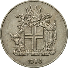 Coin, Iceland, 10 Kronur, 1970, VF(30-35), Copper-nickel, KM:15