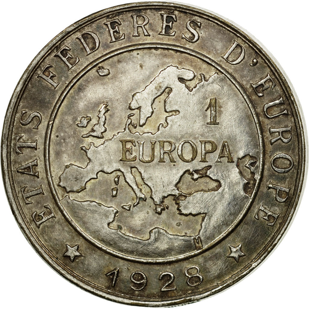 France, Medal, Etats Fédérés d'Europe - Louis Pasteur - 1928, 1928