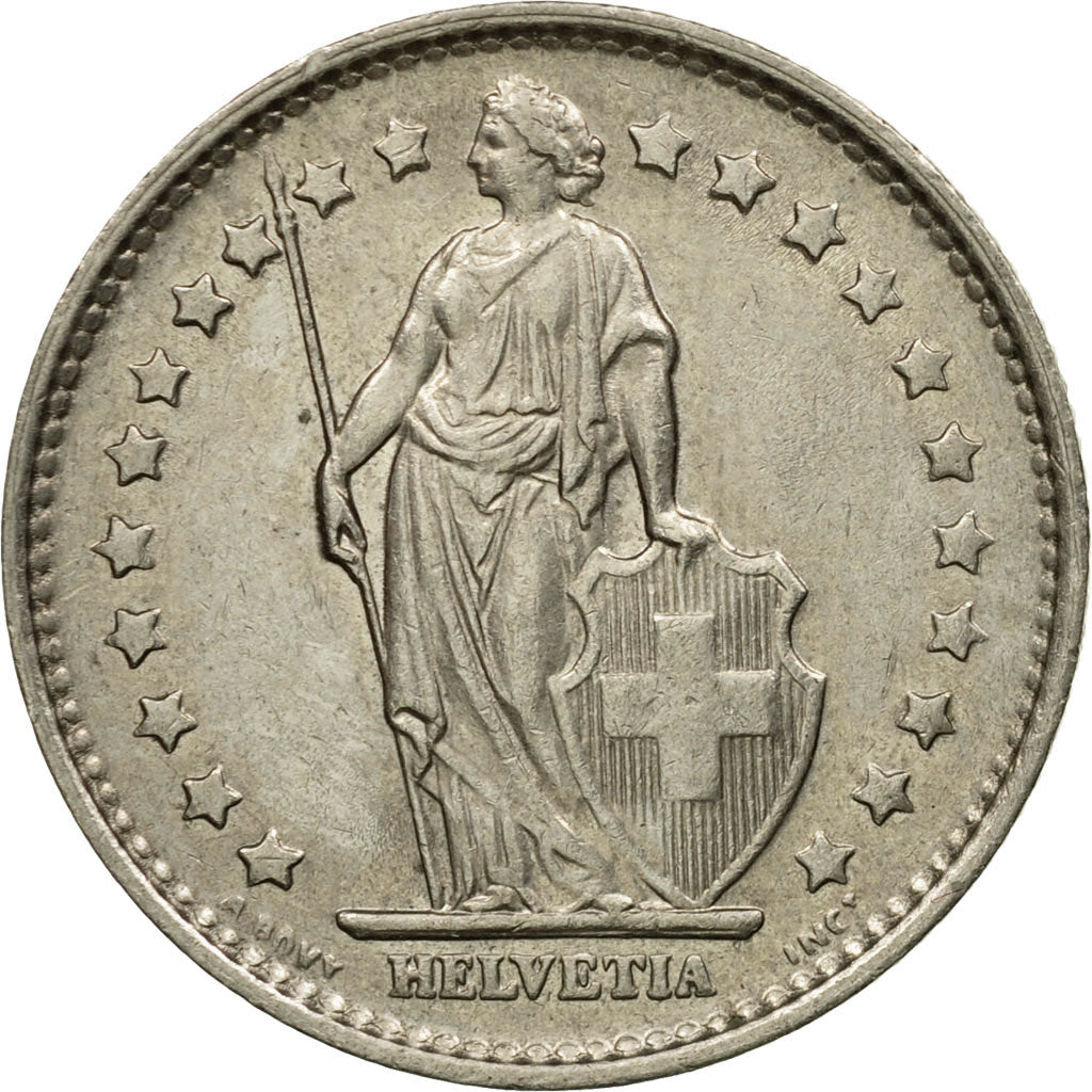 Moneda, Suiza, Franc, 1969, Bern, BC+, Cobre - níquel, KM:24a.1