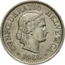 Coin, Switzerland, 10 Rappen, 1966, Bern, EF(40-45), Copper-nickel, KM:27