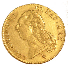 FRANCE, Double louis d'or à la tête nue, Double Louis d'or, 1786, Paris, AU(50-5