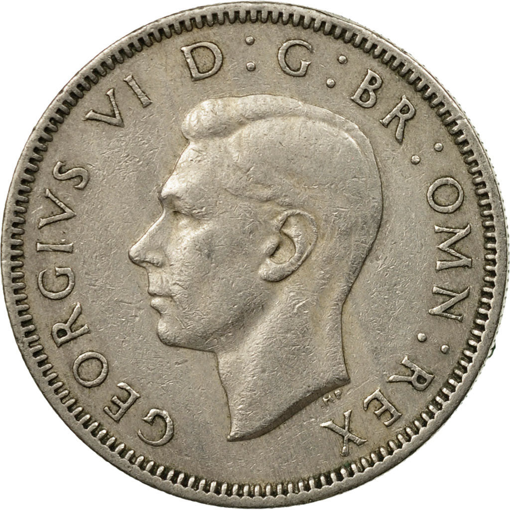 Monnaie, Grande-Bretagne, George VI, Shilling, 1950, TTB, Copper-nickel, KM:876