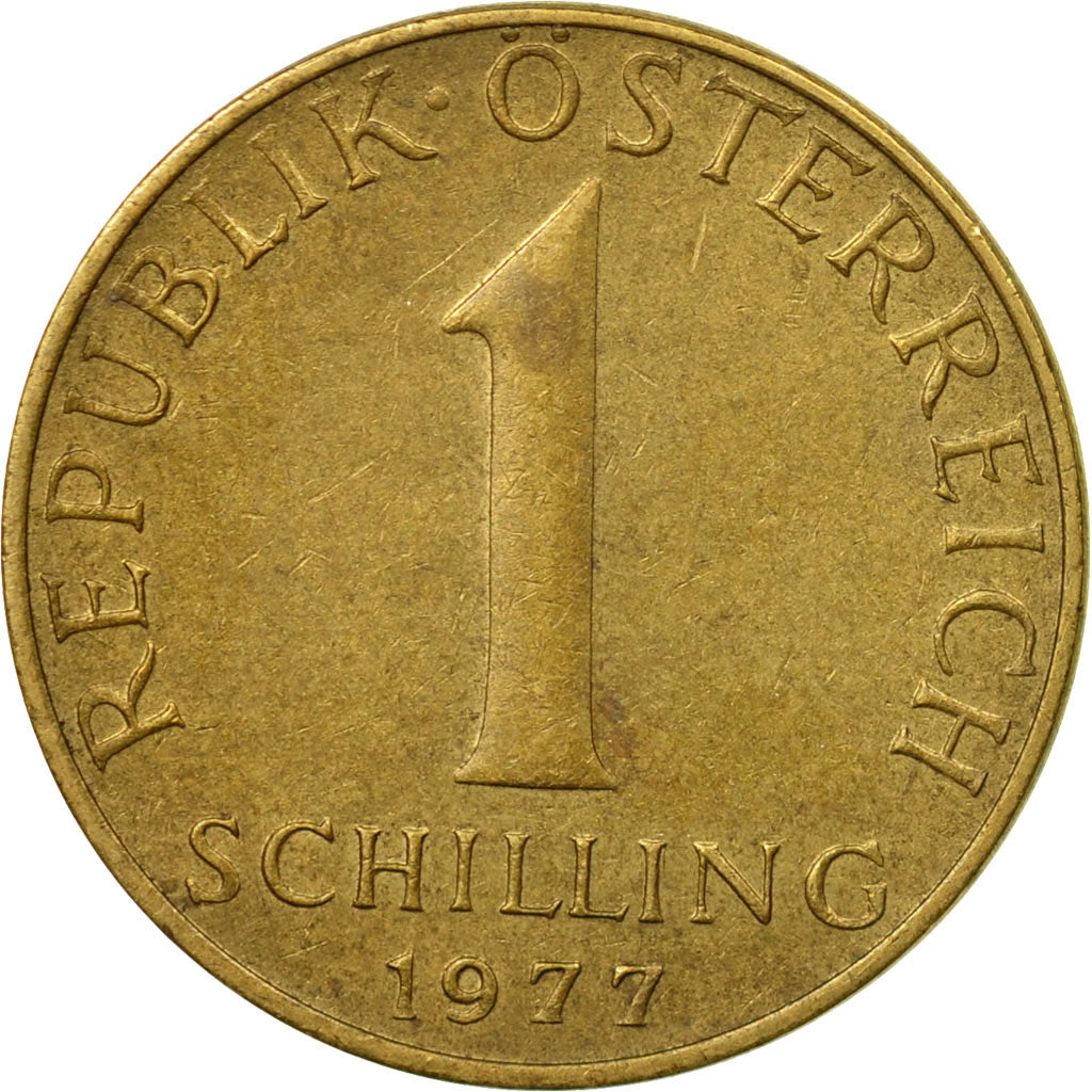Münze, Österreich, Schilling, 1977, SS, Aluminum-Bronze, KM:2886