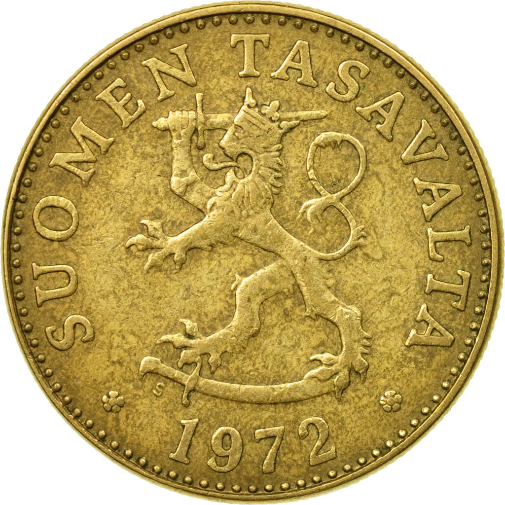 Coin, Finland, 50 Penniä, 1972, VF(30-35), Aluminum-Bronze, KM:48