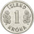 Coin, Iceland, Krona, 1977, EF(40-45), Aluminum, KM:23