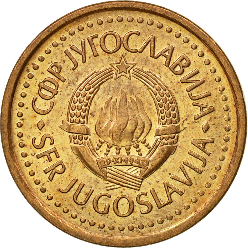 Coin, Yugoslavia, 50 Para, 1983, AU(55-58), Bronze, KM:85