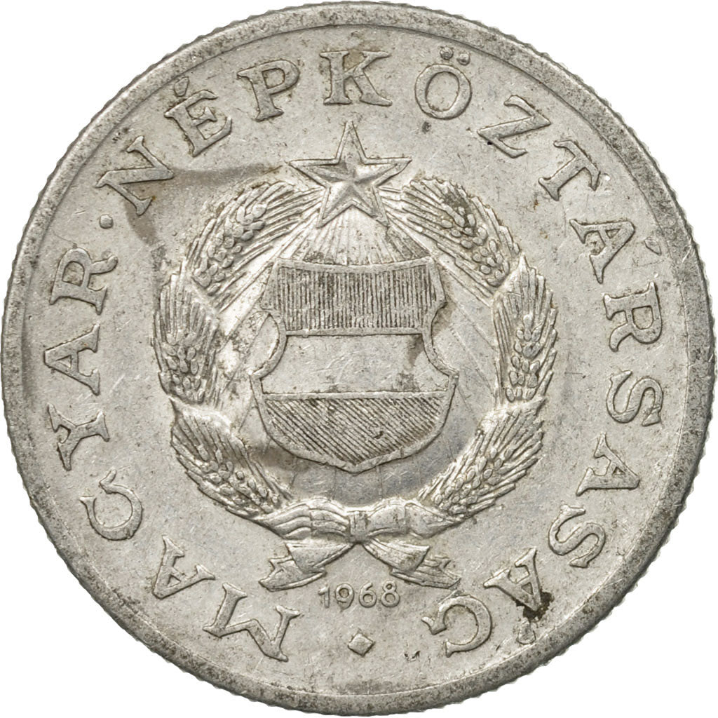 Coin, Hungary, Forint, 1968, Budapest, VF(20-25), Aluminum, KM:575