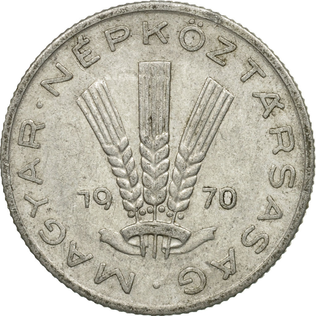 Coin, Hungary, 20 Fillér, 1970, Budapest, VF(30-35), Aluminum, KM:573
