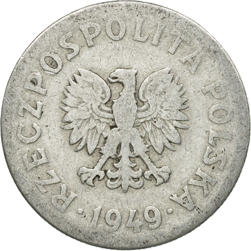Monnaie, Pologne, 50 Groszy, 1949, Warsaw, TB, Aluminium, KM:44a