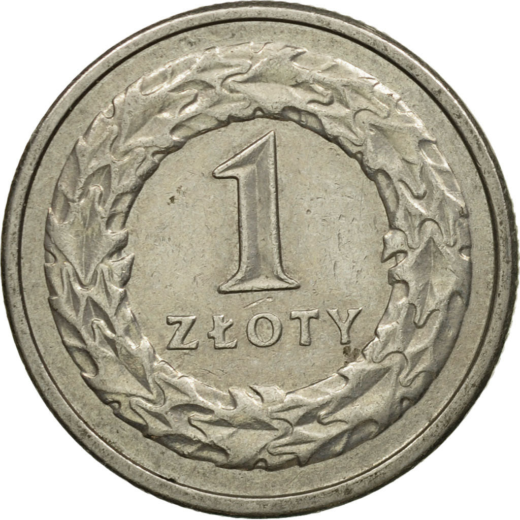 Coin, Poland, Zloty, 1991, Warsaw, VF(30-35), Copper-nickel, KM:282