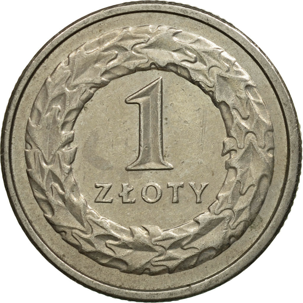 Coin, Poland, Zloty, 1992, Warsaw, VF(30-35), Copper-nickel, KM:282