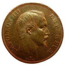 FRANCE, Napoléon III, 50 Francs, 1859, Strasbourg, MS(60-62), Gold, Gadoury #...