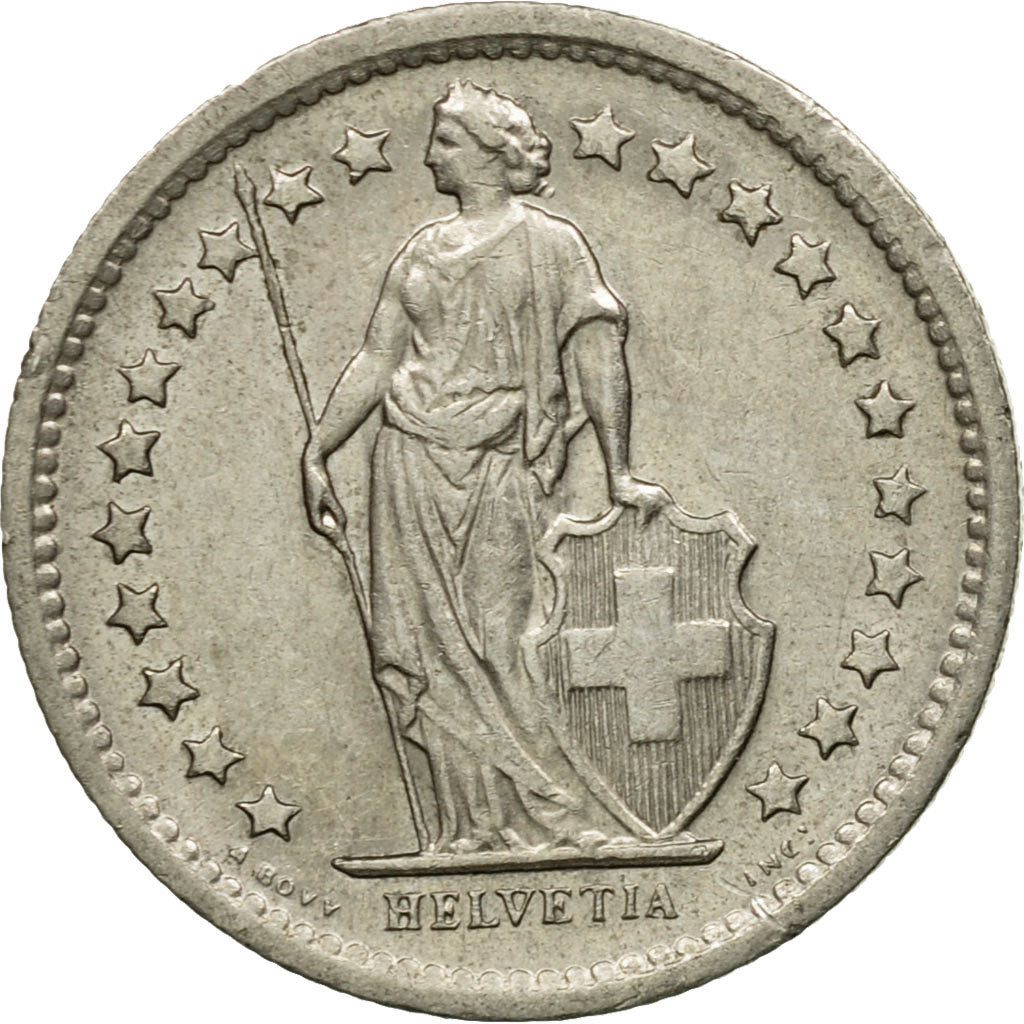 Moneda, Suiza, 1/2 Franc, 1969, Bern, BC+, Cobre - níquel, KM:23a.1