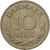 Coin, Denmark, Frederik IX, 10 Öre, 1970, Copenhagen, VF(30-35), Copper-nickel