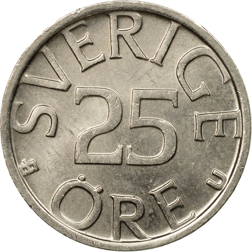 Monnaie, Suède, Carl XVI Gustaf, 25 Öre, 1978, TTB+, Copper-nickel, KM:851