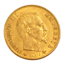 Francia, Napoleon III, Napoléon III, 5 Francs, 1860, Strasbourg, SPL, Oro, G...