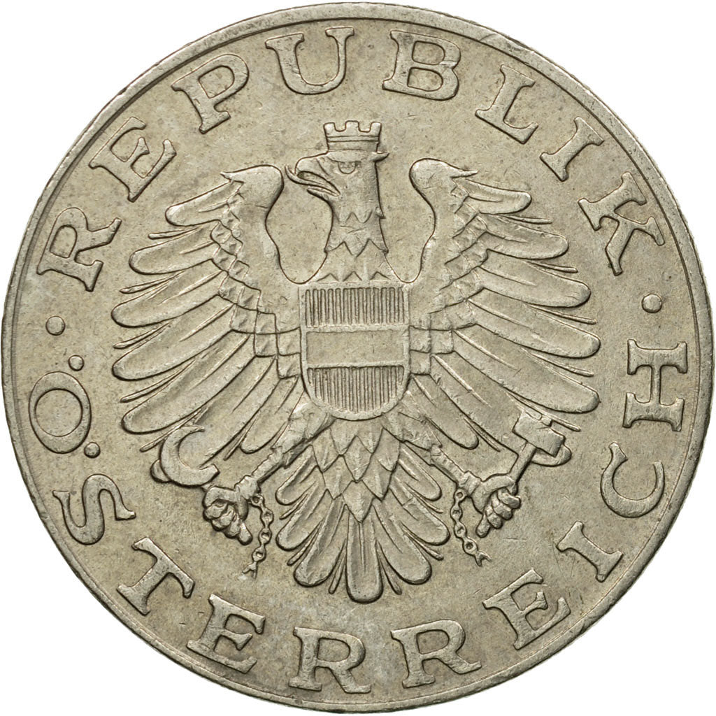 Coin, Austria, 10 Schilling, 1976, VF(30-35), Copper-Nickel Plated Nickel