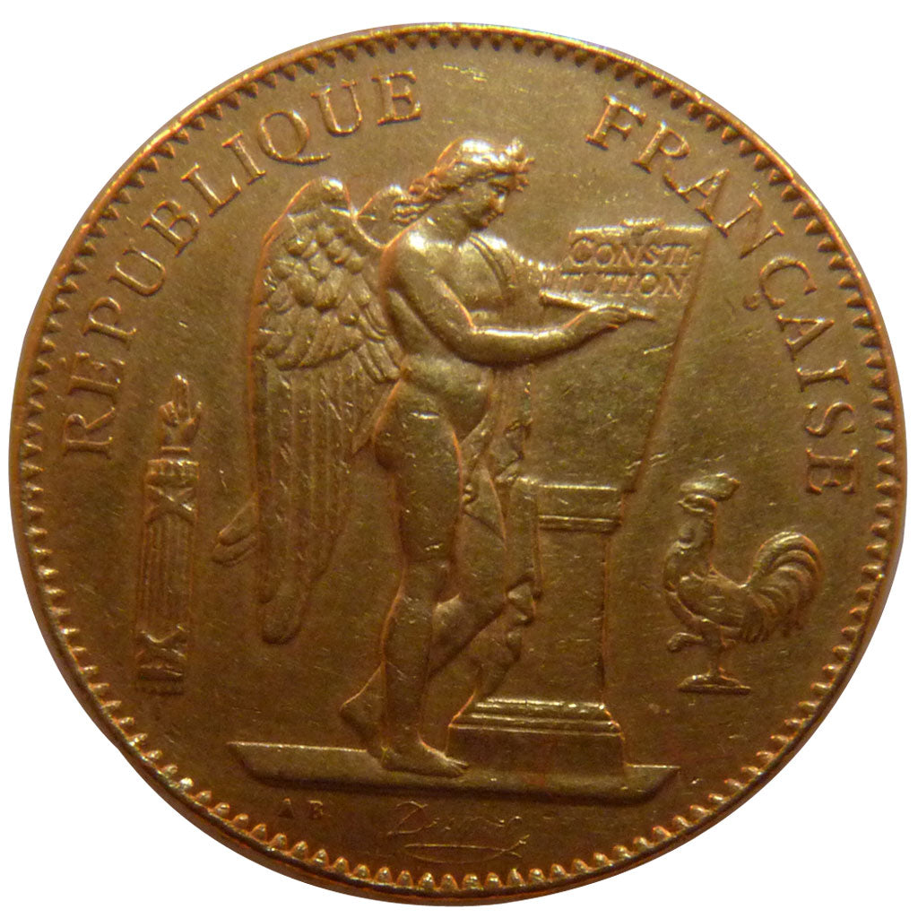 FRANCE, 50 Francs, 1878, Paris, AU(55-58), Gold, Gadoury #1113, 16.10