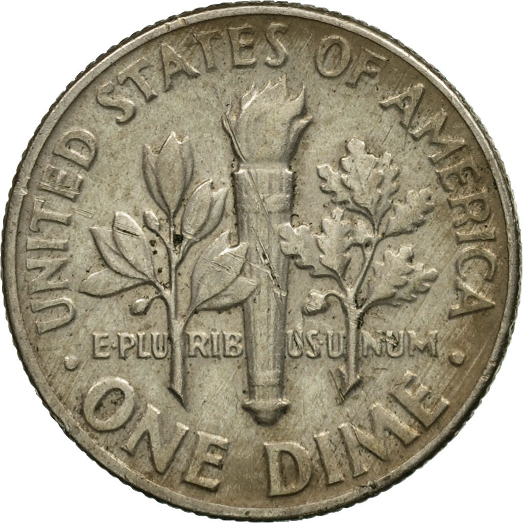 Coin, United States, Roosevelt Dime, Dime, 1965, U.S. Mint, Philadelphia