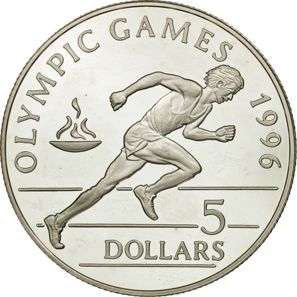 Coin, Niue, Elizabeth II, 5 Dollars, 1992, MS(65-70), Silver, KM:61